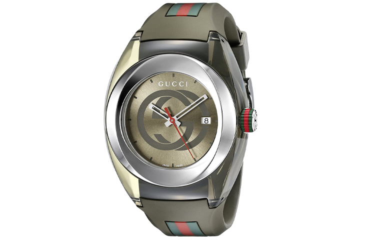 GUCCI Мужские часы кварцевый механизм ремешок из резины циферблат Green
GUCCI Мужские часы кварцевый механизм ремешок из резины циферблат Green