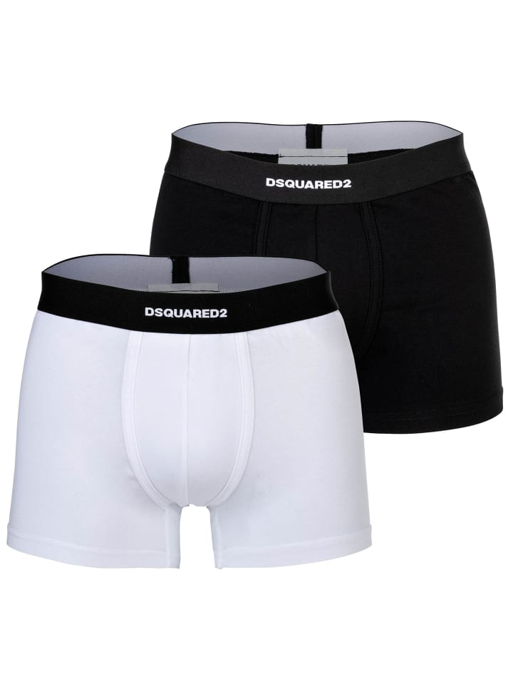 Боксерские трусы Dsquared², черный/белый
Боксерские трусы Dsquared², черный/белый