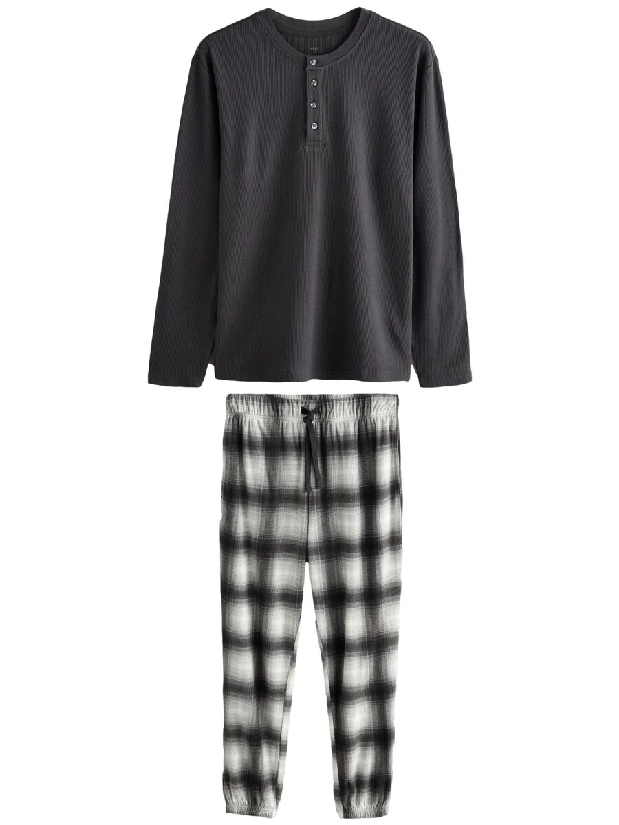 Длинная пижама Next, серый/антрацит
Длинная пижама Next, серый/антрацит