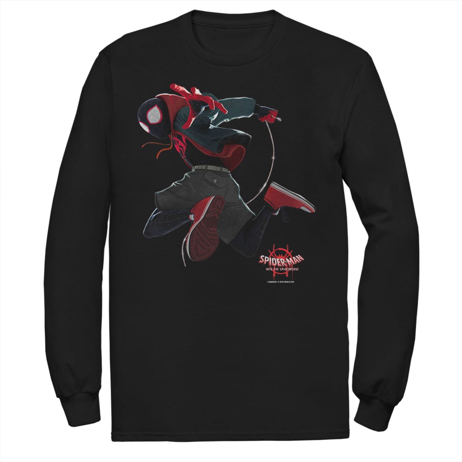 Мужская футболка Marvel Spider-Verse Miles Leap с портретом Licensed Character
Мужская футболка Marvel Spider-Verse Miles Leap с портретом Licensed Character