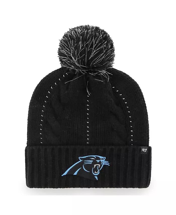 Женская вязаная шапка с манжетами и помпоном Black Carolina Panthers Bauble '47 Brand, черный
Женская вязаная шапка с манжетами и помпоном Black Carolina Panthers Bauble '47 Brand, черный