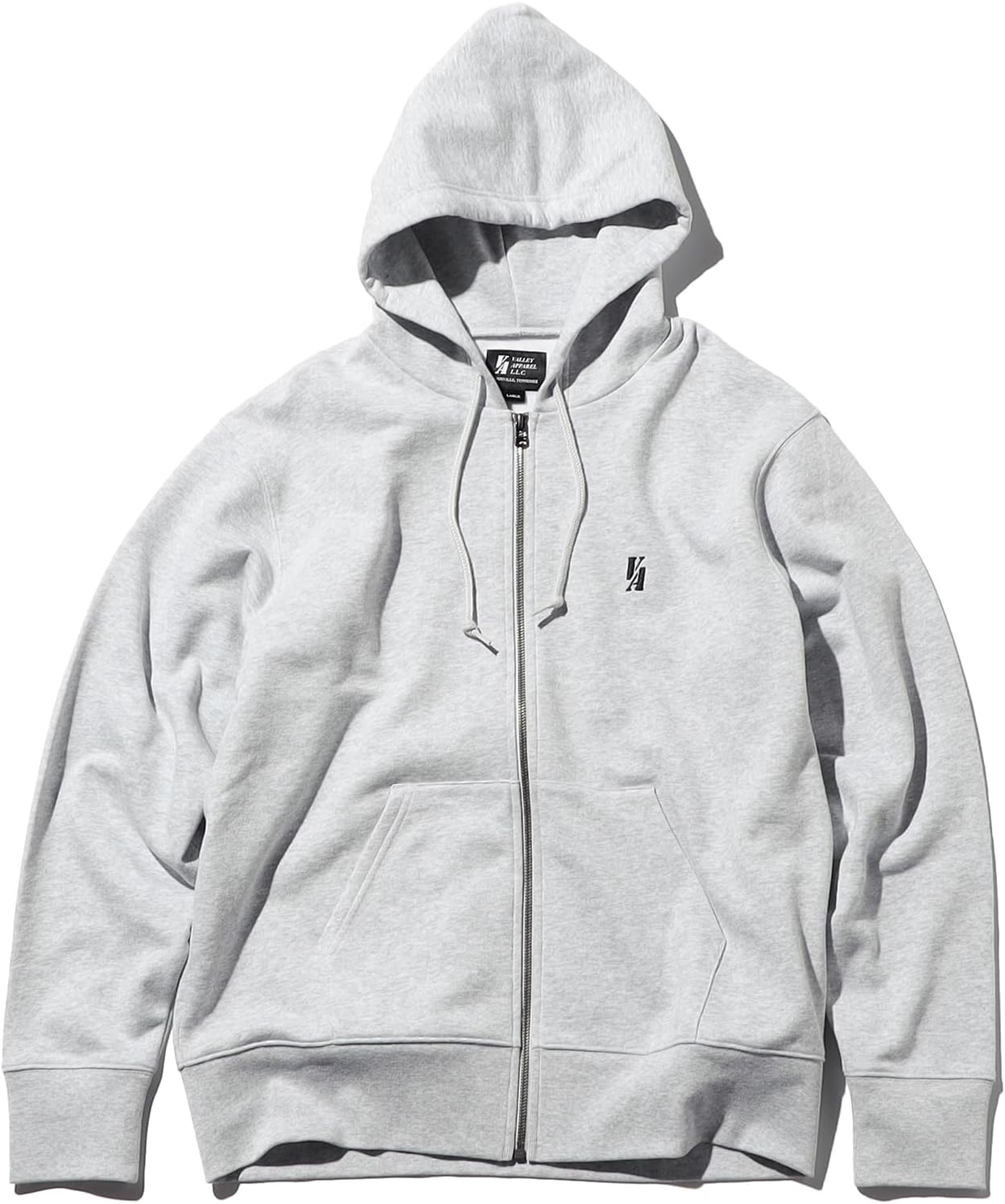 Мужская толстовка с капюшоном Valley Apparel Basic Emblem на молнии, серый
Мужская толстовка с капюшоном Valley Apparel Basic Emblem на молнии, серый