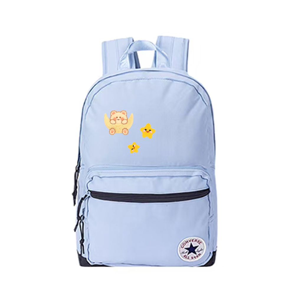 Converse Средний рюкзак из полиэстера для женщин Light Haze Blue, Moon Bear 
Converse Средний рюкзак из полиэстера для женщин Light Haze Blue, Moon Bear