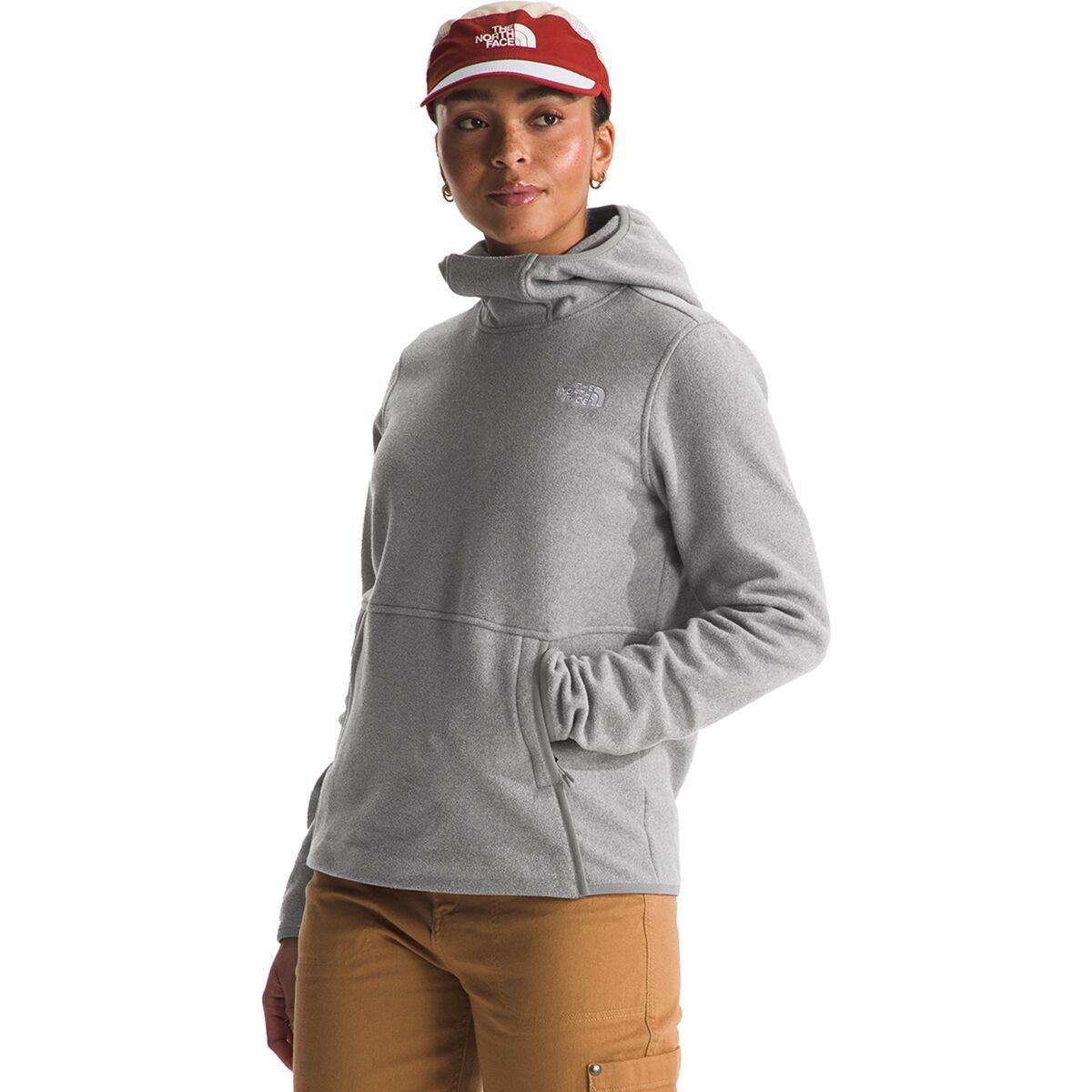 Гладиаторская флисовая толстовка с капюшоном The North Face, серый 
Гладиаторская флисовая толстовка с капюшоном The North Face, серый