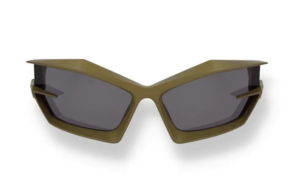 Солнечные очки Givenchy с прямоугольной оправой, зеленые 
Солнечные очки Givenchy с прямоугольной оправой, зеленые