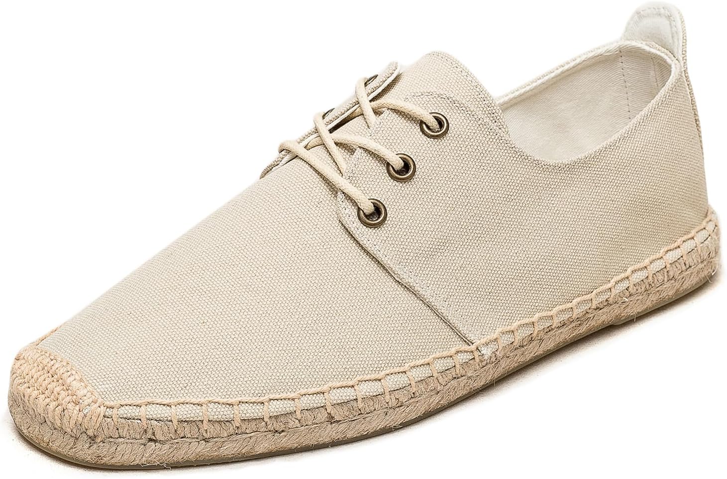Эспадрильи на шнуровке Eobzunu для мужчин, мужские кроссовки, повседневные удобные туфли из льна и веганского парусинового материала, мужские балетки для лета, весны, осени и любого случая, бежевый
Эспадрильи на шнуровке Eobzunu для мужчин, мужские кроссовки, повседневные удобные туфли из льна и веганского парусинового материала, мужские балетки для лета, весны, осени и любого случая, бежевый
