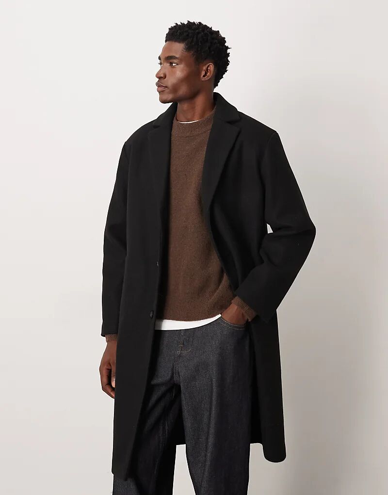 Шерстяное пальто свободного кроя ASOS DESIGN черного цвета
Шерстяное пальто свободного кроя ASOS DESIGN черного цвета