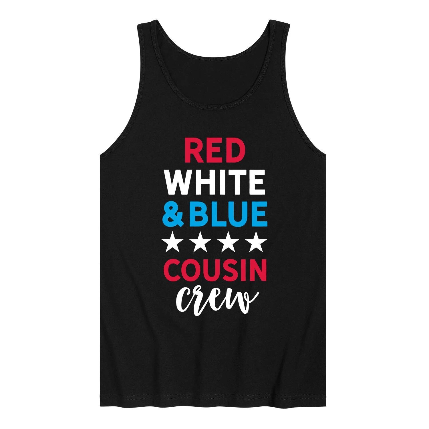 Мужская бело-синяя майка Cousin Crew Tank Licensed Character 
Мужская бело-синяя майка Cousin Crew Tank Licensed Character