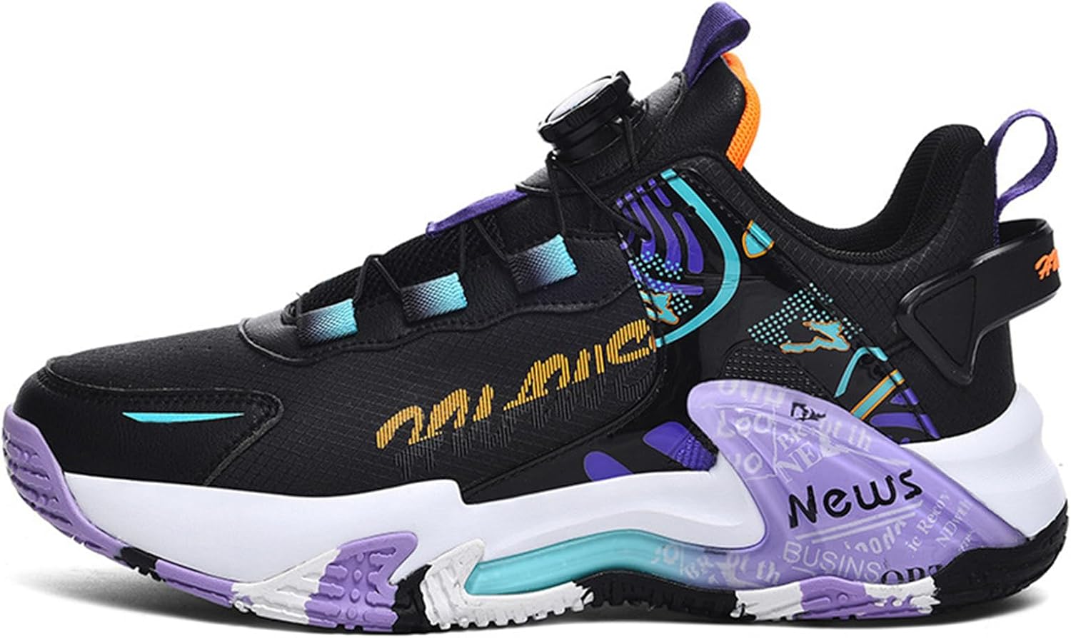 Мужские баскетбольные кроссовки Floette с системой шнуровки BOA, модные высокие кроссовки с граффити для мужчин, нескользящие с амортизацией, спортивные обувь, A001
Мужские баскетбольные кроссовки Floette с системой шнуровки BOA, модные высокие кроссовки с граффити для мужчин, нескользящие с амортизацией, спортивные обувь, A001