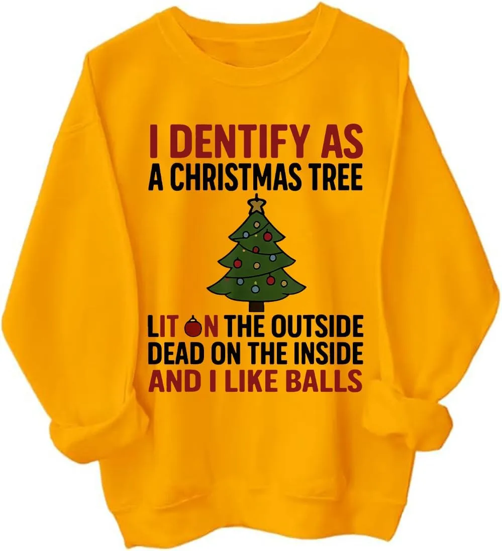 Свитшот Funny Christmas "I Identify As A Christmas Tree Lit On The Outside" Exosea
Свитшот Funny Christmas "I Identify As A Christmas Tree Lit On The Outside" Exosea