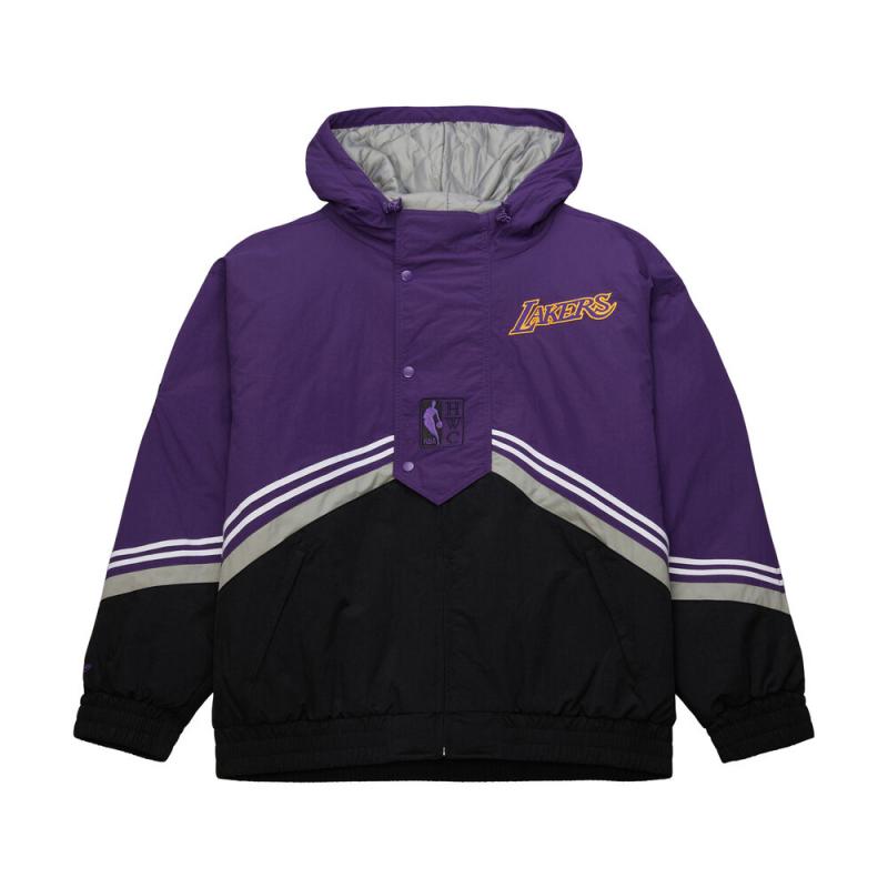 Mitchell Ness Куртка Mitchell & Ness x NBA Los Angeles Lakers, Black/Purple 
Mitchell Ness Куртка Mitchell & Ness x NBA Los Angeles Lakers, Black/Purple