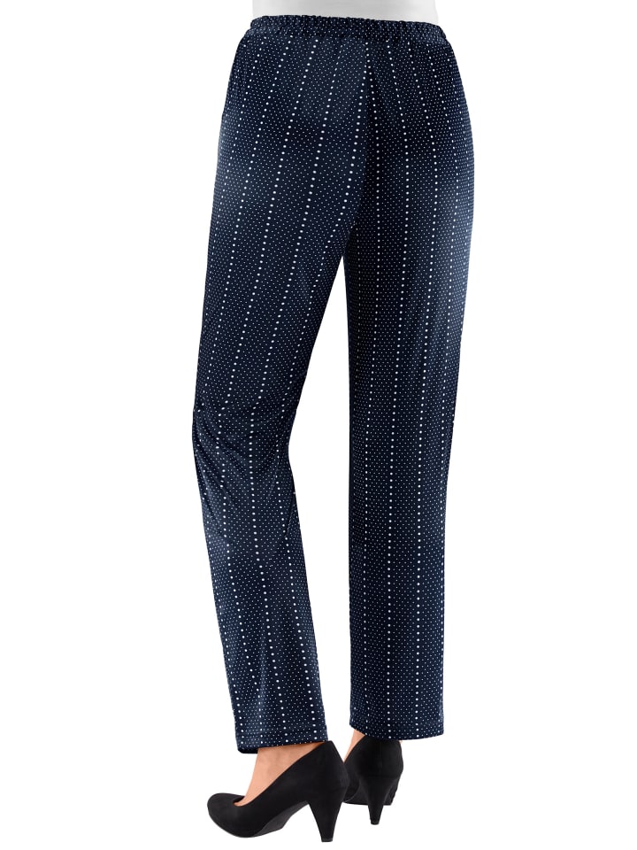 Трикотажные брюки в темно-синий горошек WITT WEIDEN
Трикотажные брюки в темно-синий горошек WITT WEIDEN