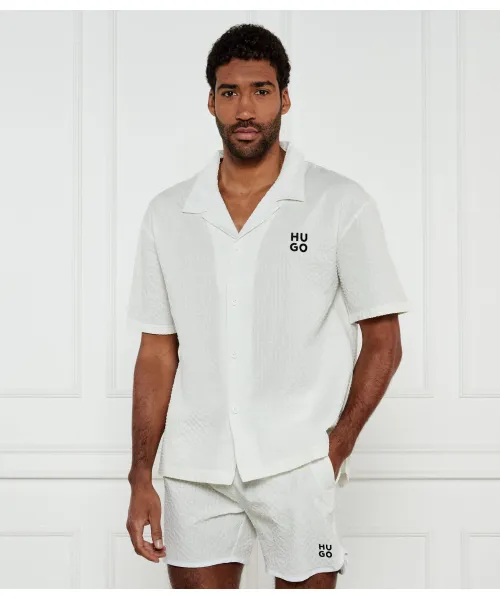 Рубашка из чеффла Regular fit Hugo Bodywear, белый
Рубашка из чеффла Regular fit Hugo Bodywear, белый