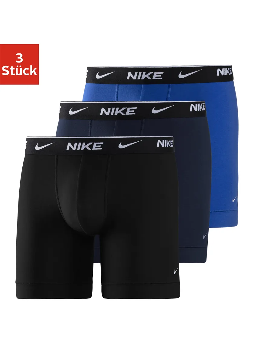 NIKE Underwear Боксеры (3 шт.) с особенно длинными штанинами и поясом с логотипом Nike, синий
NIKE Underwear Боксеры (3 шт.) с особенно длинными штанинами и поясом с логотипом Nike, синий