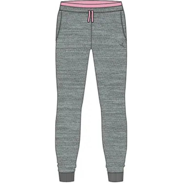 Вязаные спортивные штаны серо-голубые/светлый кристальный порошок детские DECATHLON