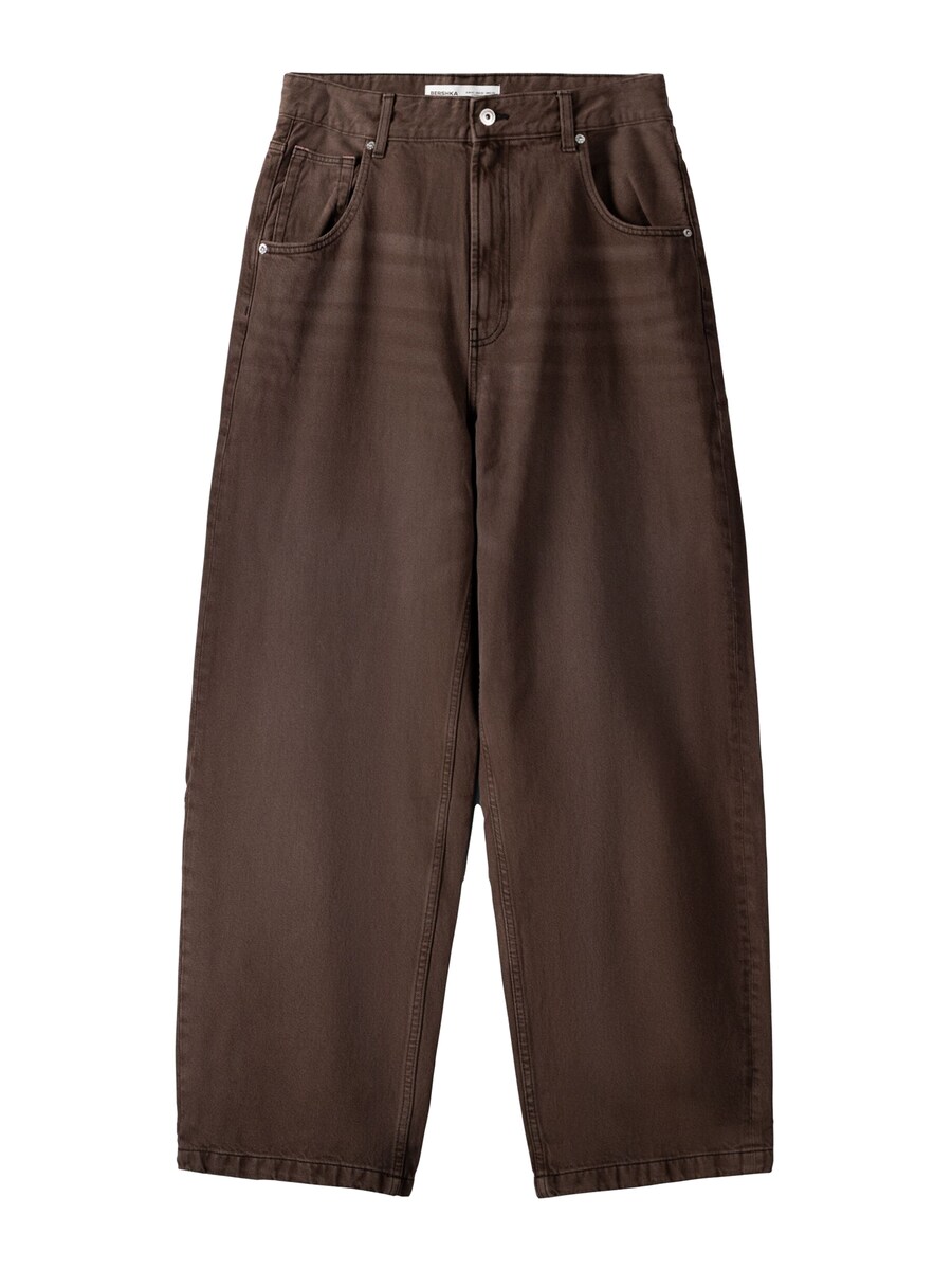 Джинсы свободного кроя Bershka, коричневый
Джинсы свободного кроя Bershka, коричневый