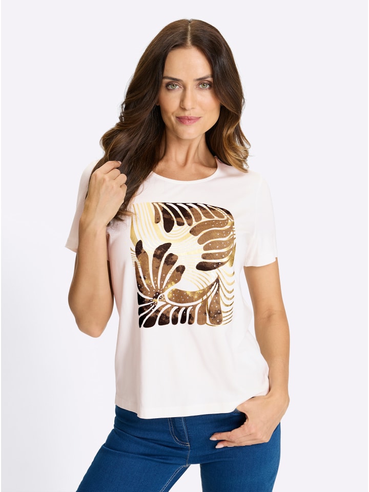 Рубашка с короткими рукавами цвета экрю Heine
Рубашка с короткими рукавами цвета экрю Heine