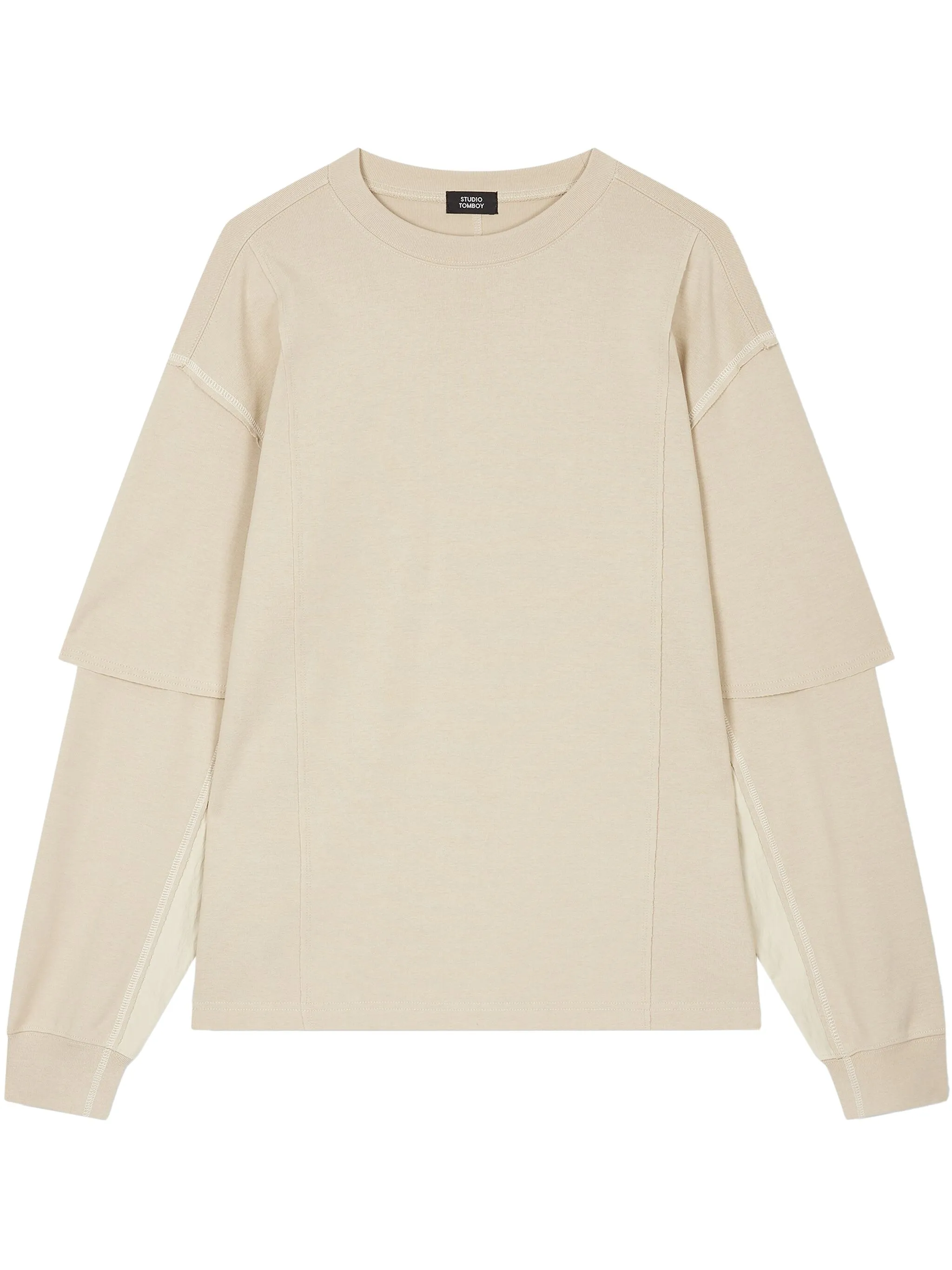 Многослойная толстовка Studio Tomboy, бежевый
Многослойная толстовка Studio Tomboy, бежевый