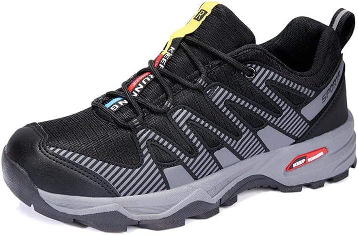 Мужские повседневные кроссовки больших размеров однотонного цвета для походов- идеальны для активного отдыха на природе Hoalox, черный
Мужские повседневные кроссовки больших размеров однотонного цвета для походов- идеальны для активного отдыха на природе Hoalox, черный