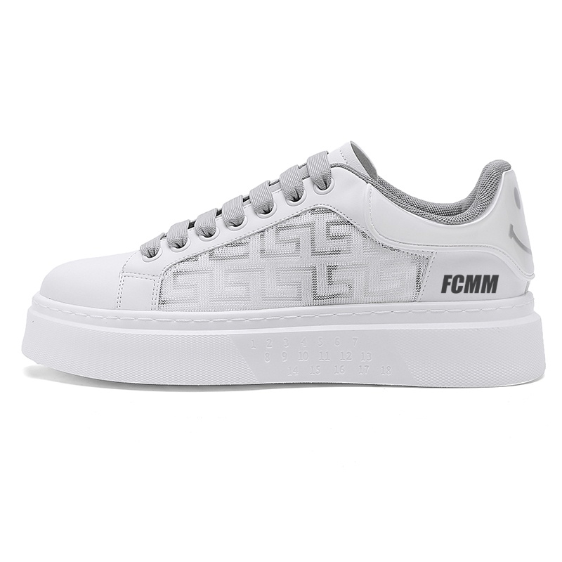 FCMM Антискользящие и износостойкие низкие скейтерские кроссовки мужские бело-серые, цвет White Gray
FCMM Антискользящие и износостойкие низкие скейтерские кроссовки мужские бело-серые, цвет White Gray