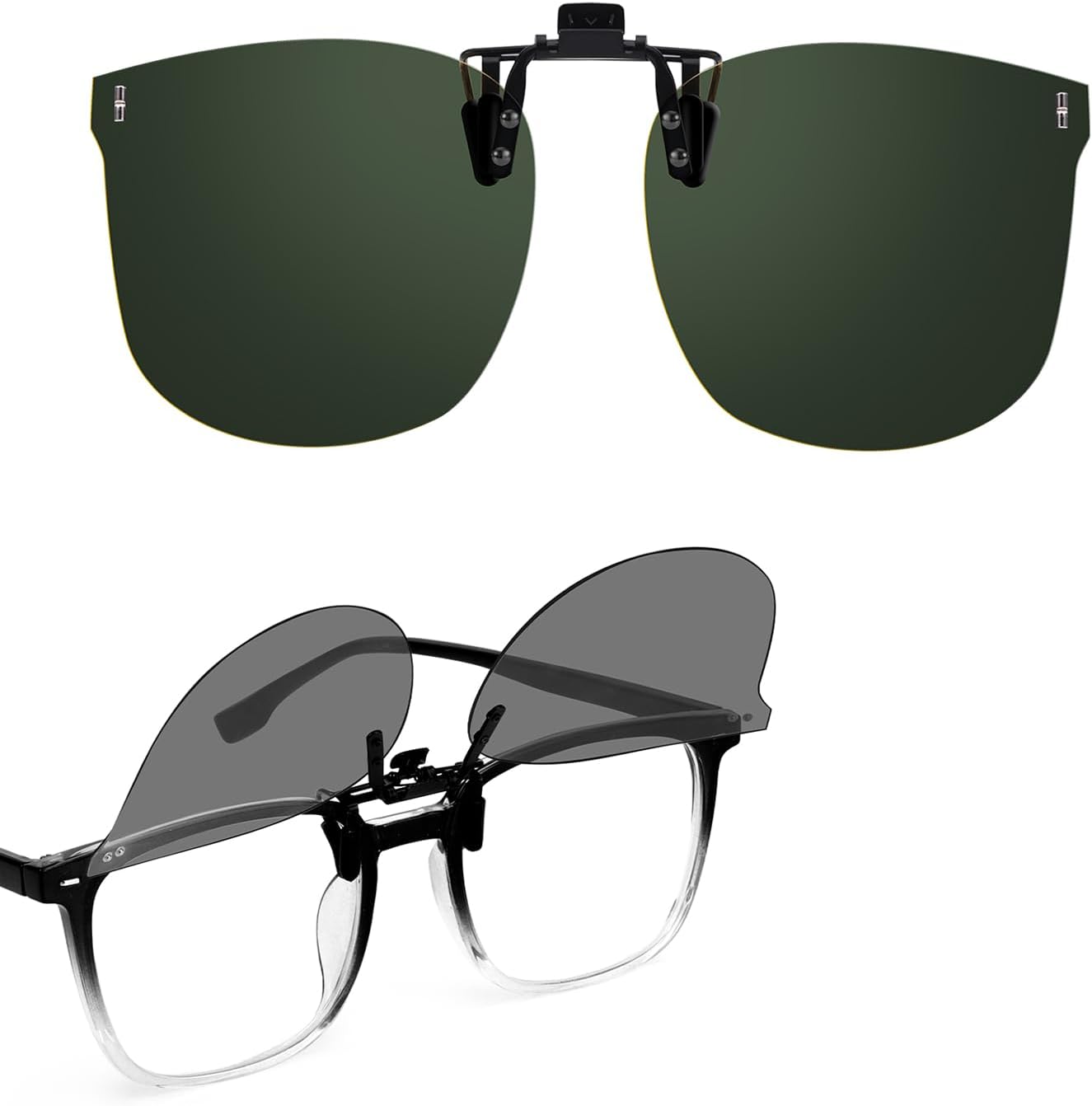 Поляризованные солнцезащитные очки Trysee с откидной застежкой-клипсой, надеваемые поверх очков с диоптриями, для мужчин и женщин, с антибликовым покрытием, Ts3169 Green - Flip Up
Поляризованные солнцезащитные очки Trysee с откидной застежкой-клипсой, надеваемые поверх очков с диоптриями, для мужчин и женщин, с антибликовым покрытием, Ts3169 Green - Flip Up