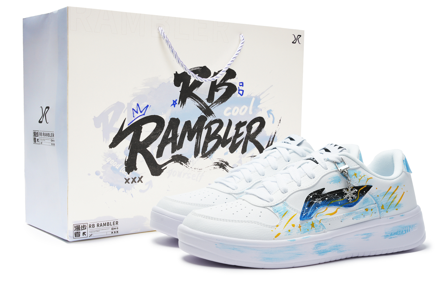 LINING Кроссовки для скейтбординга Unisex Thermal Abrasion Resistant Low top White Blue
LINING Кроссовки для скейтбординга Unisex Thermal Abrasion Resistant Low top White Blue