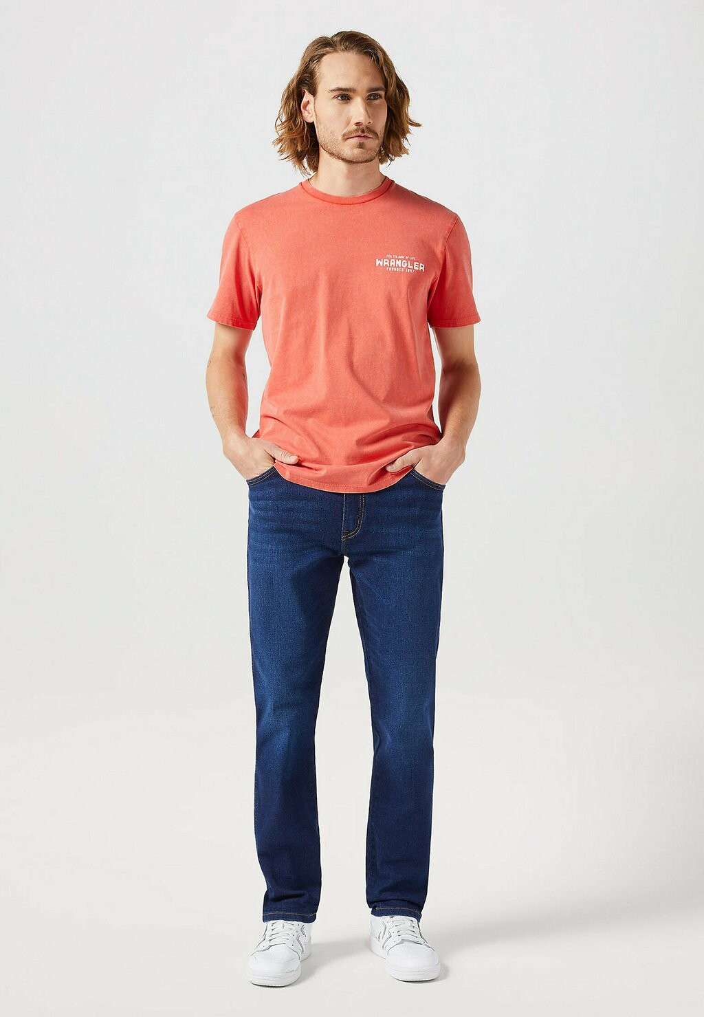 Джинсы прямого кроя TEXAS Wrangler, синий деним
Джинсы прямого кроя TEXAS Wrangler, синий деним