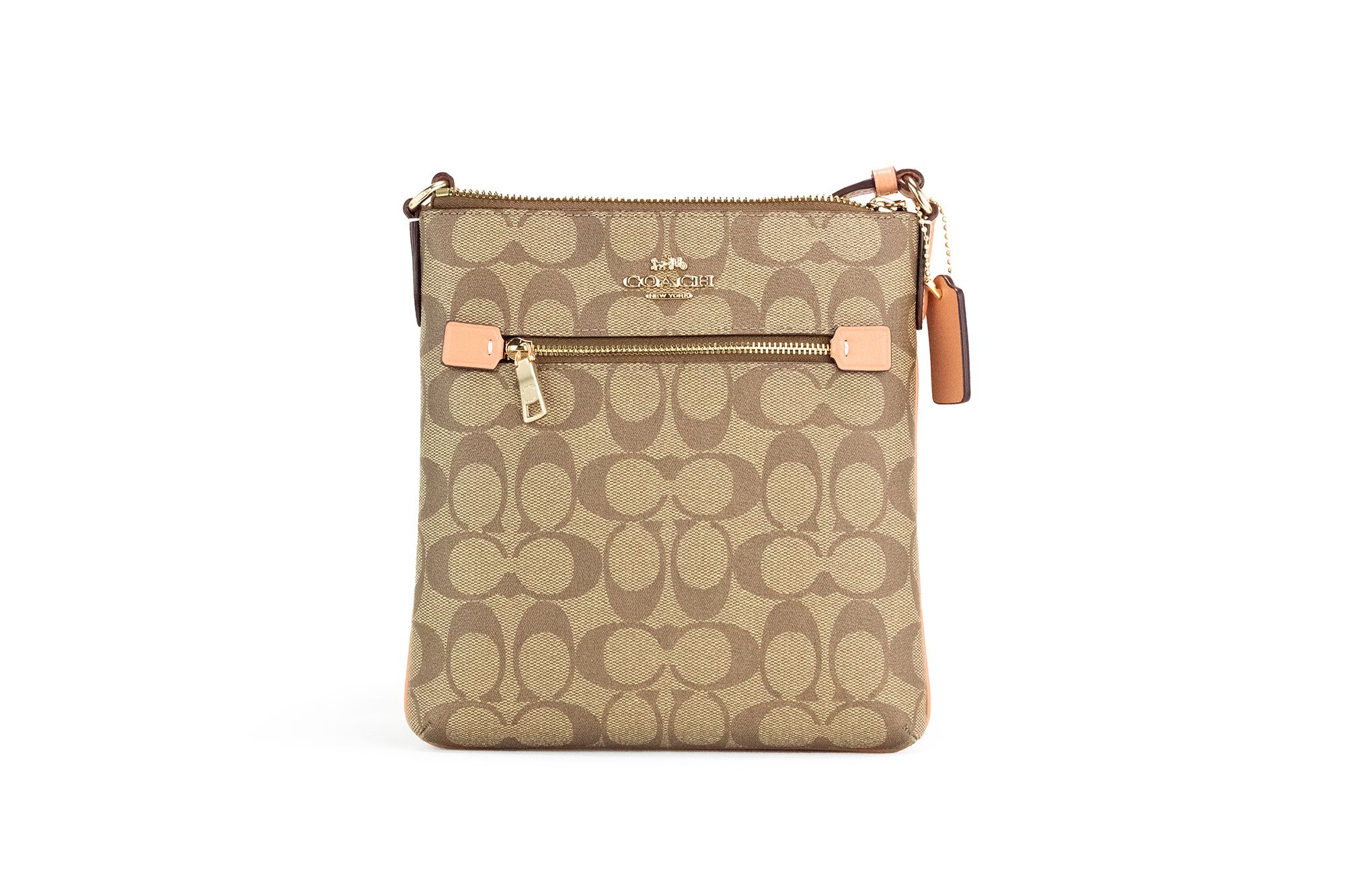 Сумка-трансфер Rowan Mini Khaki Light Coral Signature Canvas File Crossbody Coach
Сумка-трансфер Rowan Mini Khaki Light Coral Signature Canvas File Crossbody Coach