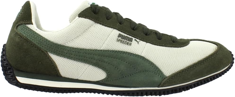 Мужские кроссовки PUMA Speeder с сеткой и шнуровкой, повседневные - зеленые, бело-слоновой кости
Мужские кроссовки PUMA Speeder с сеткой и шнуровкой, повседневные - зеленые, бело-слоновой кости