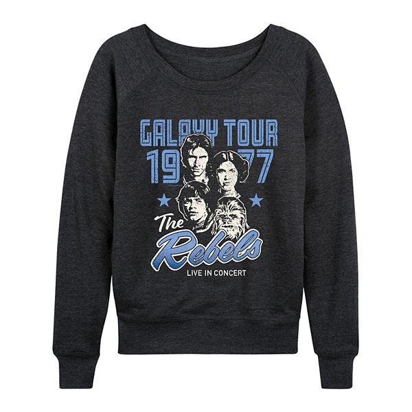 Женская футболка с длинным рукавом The Rebels Galaxy Tour 1977 из французского футера Star Wars, Heather Charcoal, Черный, Женская футболка с длинным рукавом The Rebels Galaxy Tour 1977 из французского футера Star Wars, Heather Charcoal
Женская футболка с длинным рукавом The Rebels Galaxy Tour 1977 из французского футера Star Wars, Heather Charcoal, Черный, Женская футболка с длинным рукавом The Rebels Galaxy Tour 1977 из французского футера Star Wars, Heather Charcoal