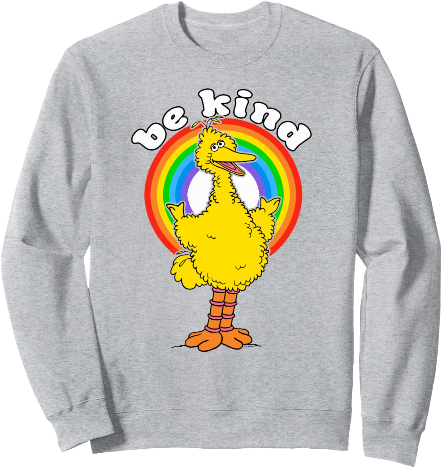 Толстовка «Большая птица из Улицы Сезам: Будь добрым» Sesame Street, серый
Толстовка «Большая птица из Улицы Сезам: Будь добрым» Sesame Street, серый