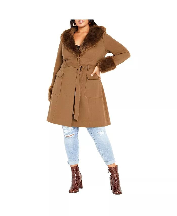 Женское пальто Make Me Blush CITY CHIC, коричневый
Женское пальто Make Me Blush CITY CHIC, коричневый
