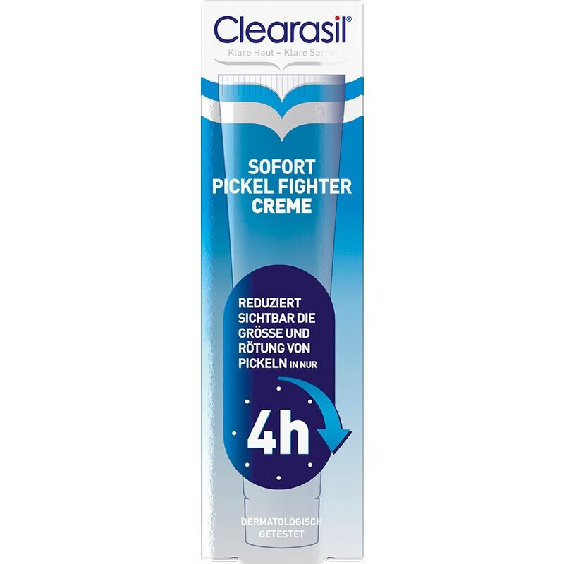 Мгновенный крем против прыщей Clearasil, 15 ml
Мгновенный крем против прыщей Clearasil, 15 ml