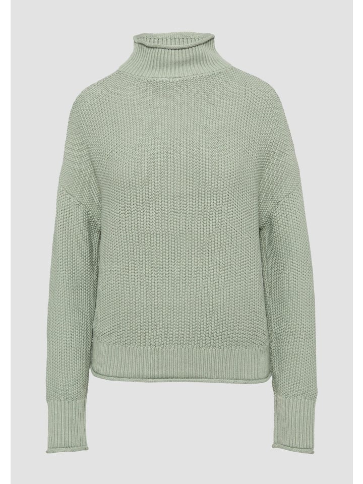Вязаный свитер в цвете 7219_sage green QS
Вязаный свитер в цвете 7219_sage green QS