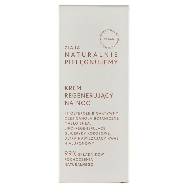Ziaja Naturalnie Pielęgnujemy крем для лица на ночь, 50 ml
Ziaja Naturalnie Pielęgnujemy крем для лица на ночь, 50 ml