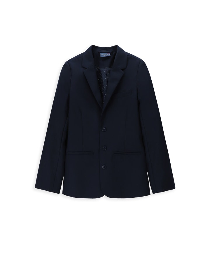 Coccodrillo Однобортный жакет темно-синего цвета
Coccodrillo Однобортный жакет темно-синего цвета