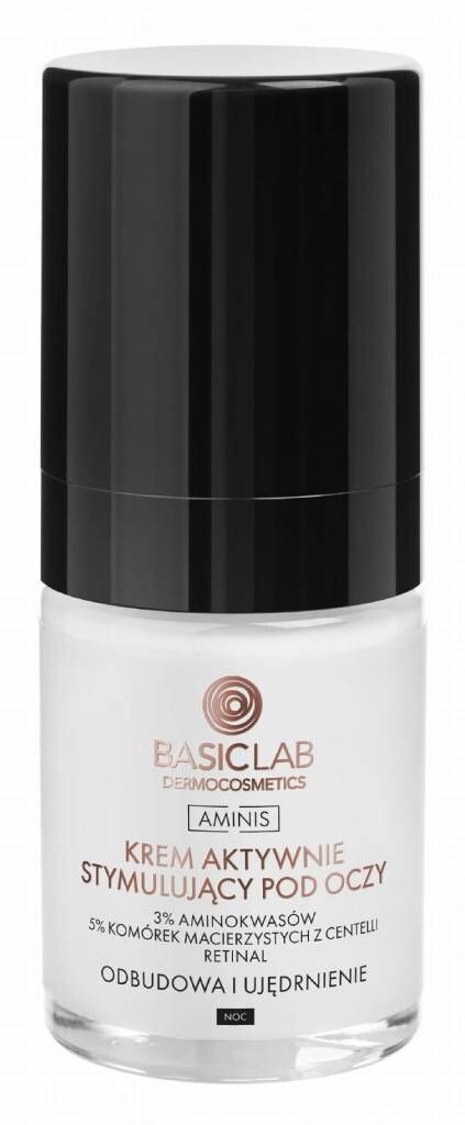 Крем для глаз BasicLab Aminis 3% Aminokwasy i Retinal, 18 мл
Крем для глаз BasicLab Aminis 3% Aminokwasy i Retinal, 18 мл
