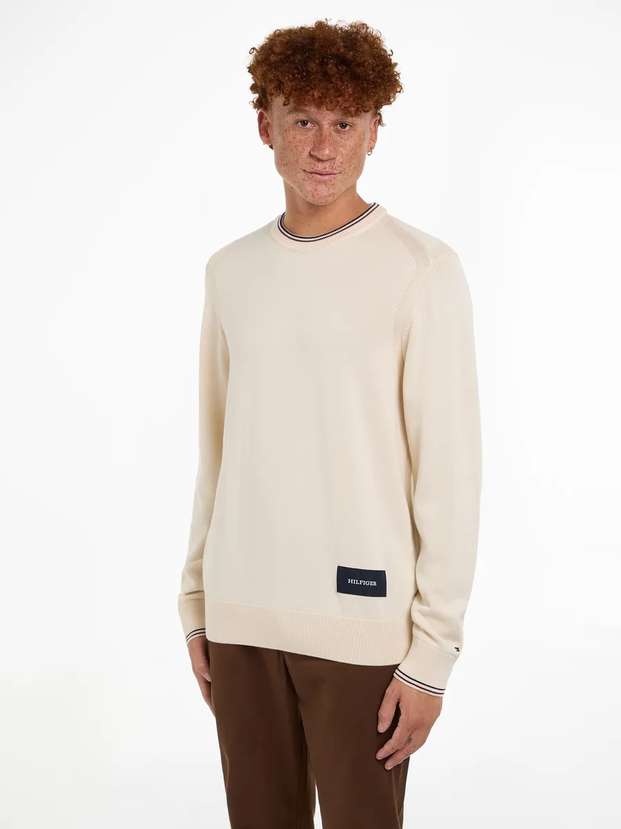 Свитер Tommy Hilfiger с круглым вырезом "RWB COTTON CREW NECK", цветовые акценты в цветах Tommy, белый
Свитер Tommy Hilfiger с круглым вырезом "RWB COTTON CREW NECK", цветовые акценты в цветах Tommy, белый