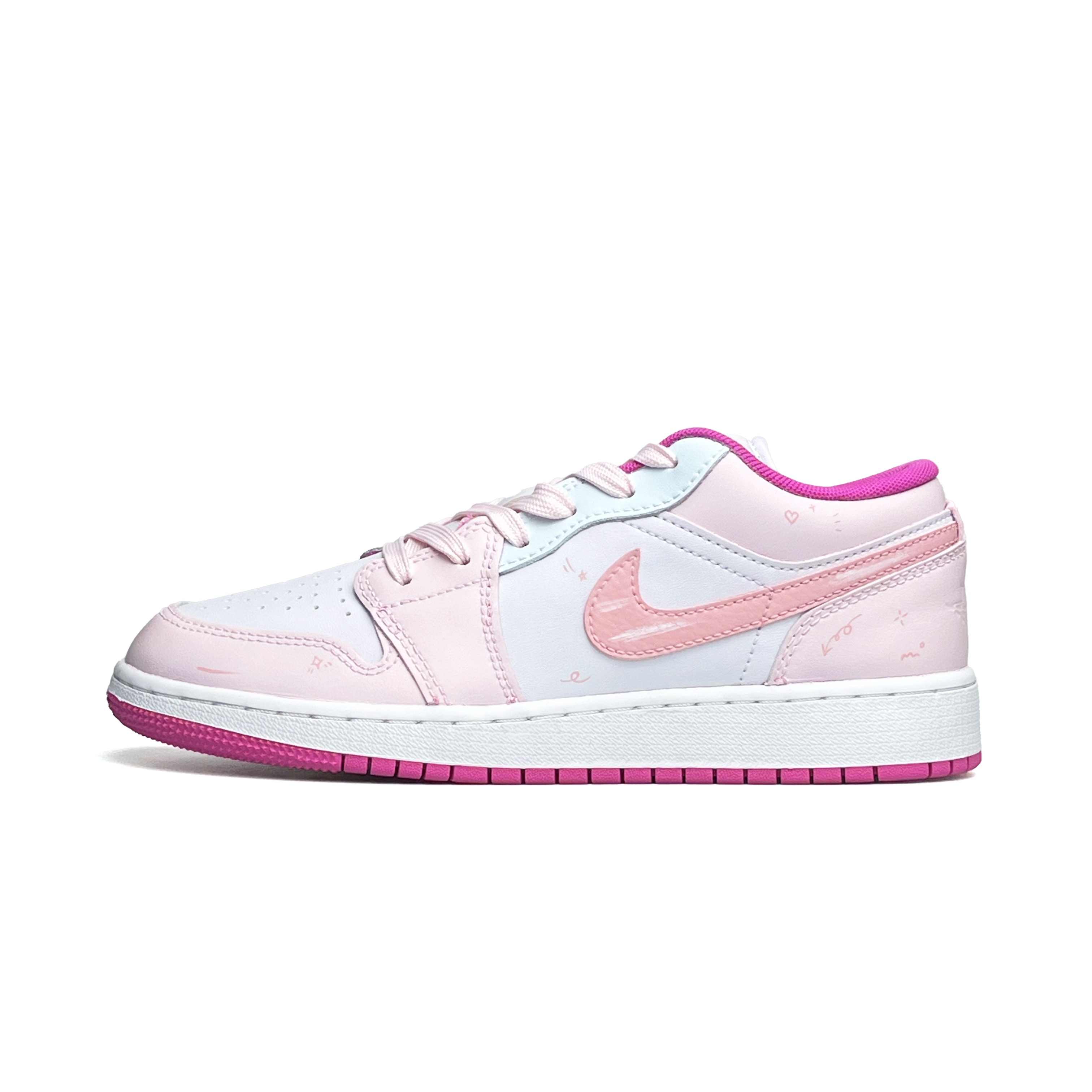 Баскетбольные кроссовки Air 1 для детей начальной школы Jordan, розовый/синий
Баскетбольные кроссовки Air 1 для детей начальной школы Jordan, розовый/синий