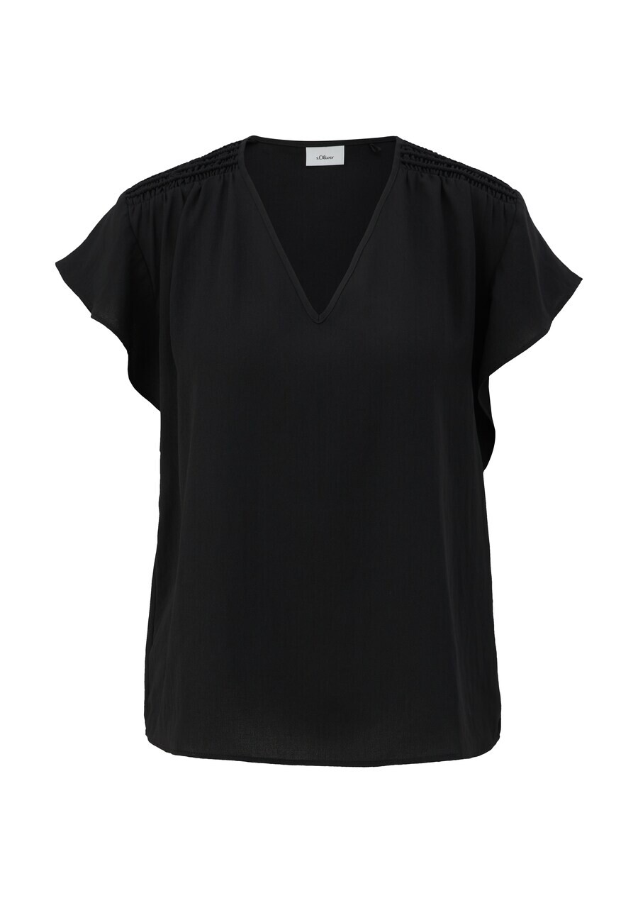 Блузка с коротким рукавом s.Oliver BLACK LABEL Blouse, черный
Блузка с коротким рукавом s.Oliver BLACK LABEL Blouse, черный