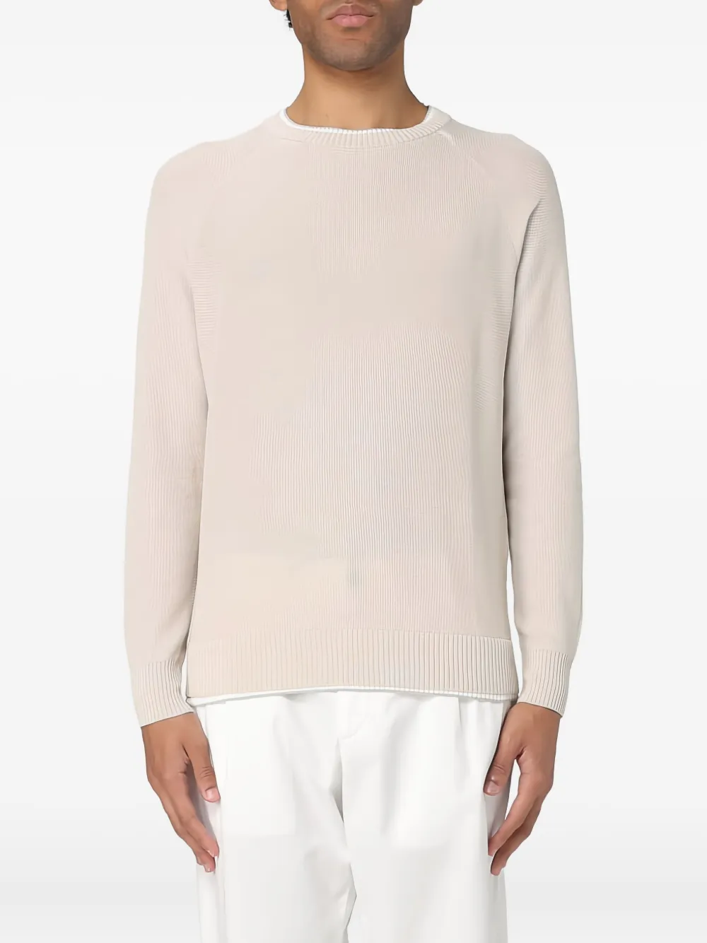 Свитер с круглым вырезом Eleventy, бежевый
Свитер с круглым вырезом Eleventy, бежевый