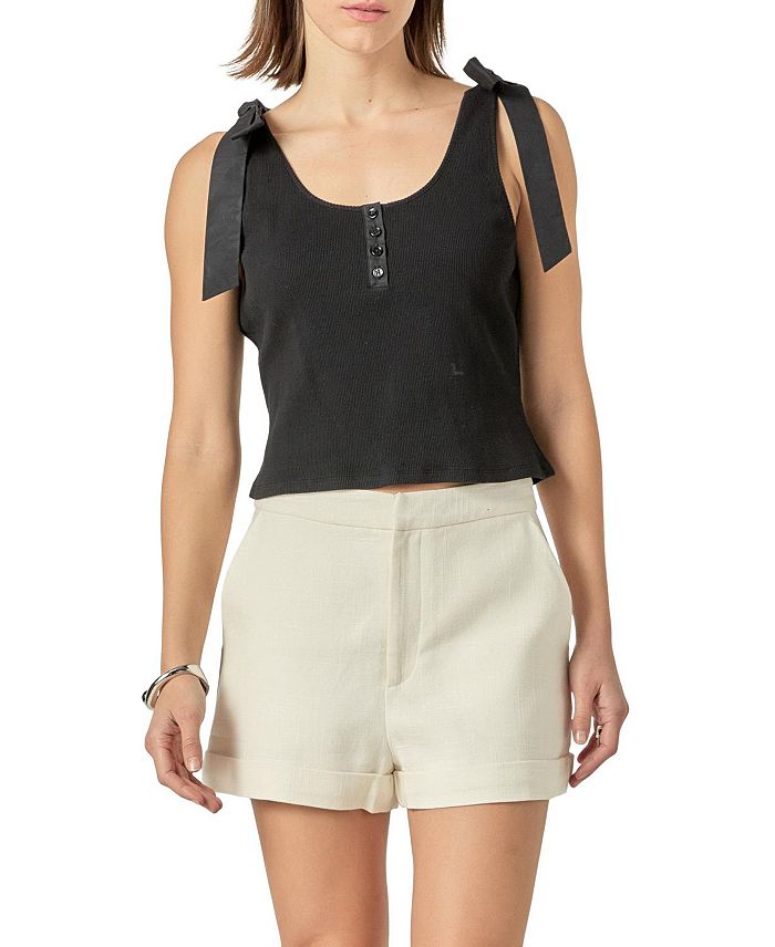 Женская вязаная блуза с бантом и рубчиком Mixed Media English Factory, черный
Женская вязаная блуза с бантом и рубчиком Mixed Media English Factory, черный