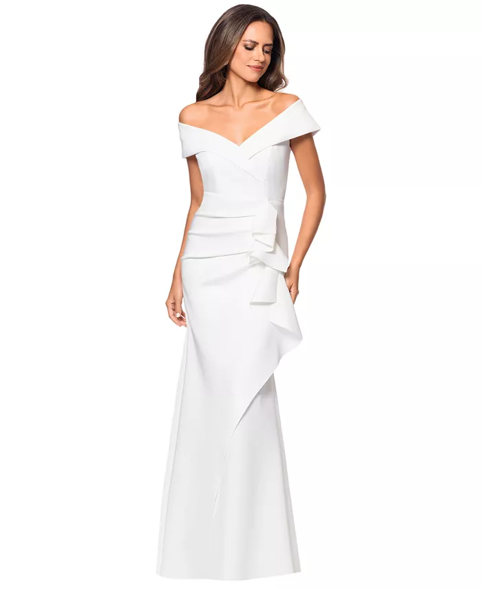 Платье Scuba Off-The-Shoulder с открытыми плечами XSCAPE, слоновая кость/кремовый
Платье Scuba Off-The-Shoulder с открытыми плечами XSCAPE, слоновая кость/кремовый