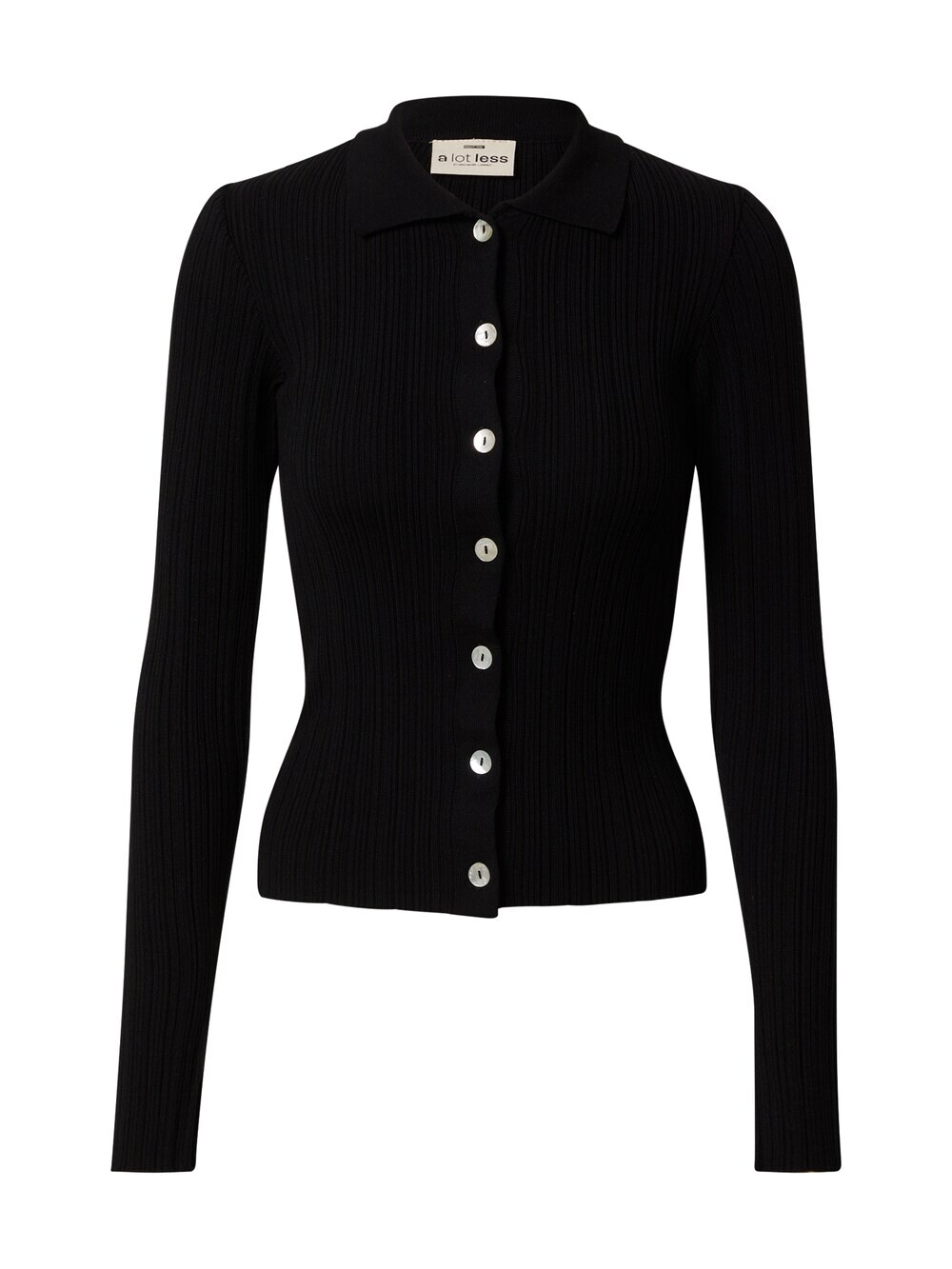 Вязаный кардиган A LOT LESS Ruby, черный 
Вязаный кардиган A LOT LESS Ruby, черный
