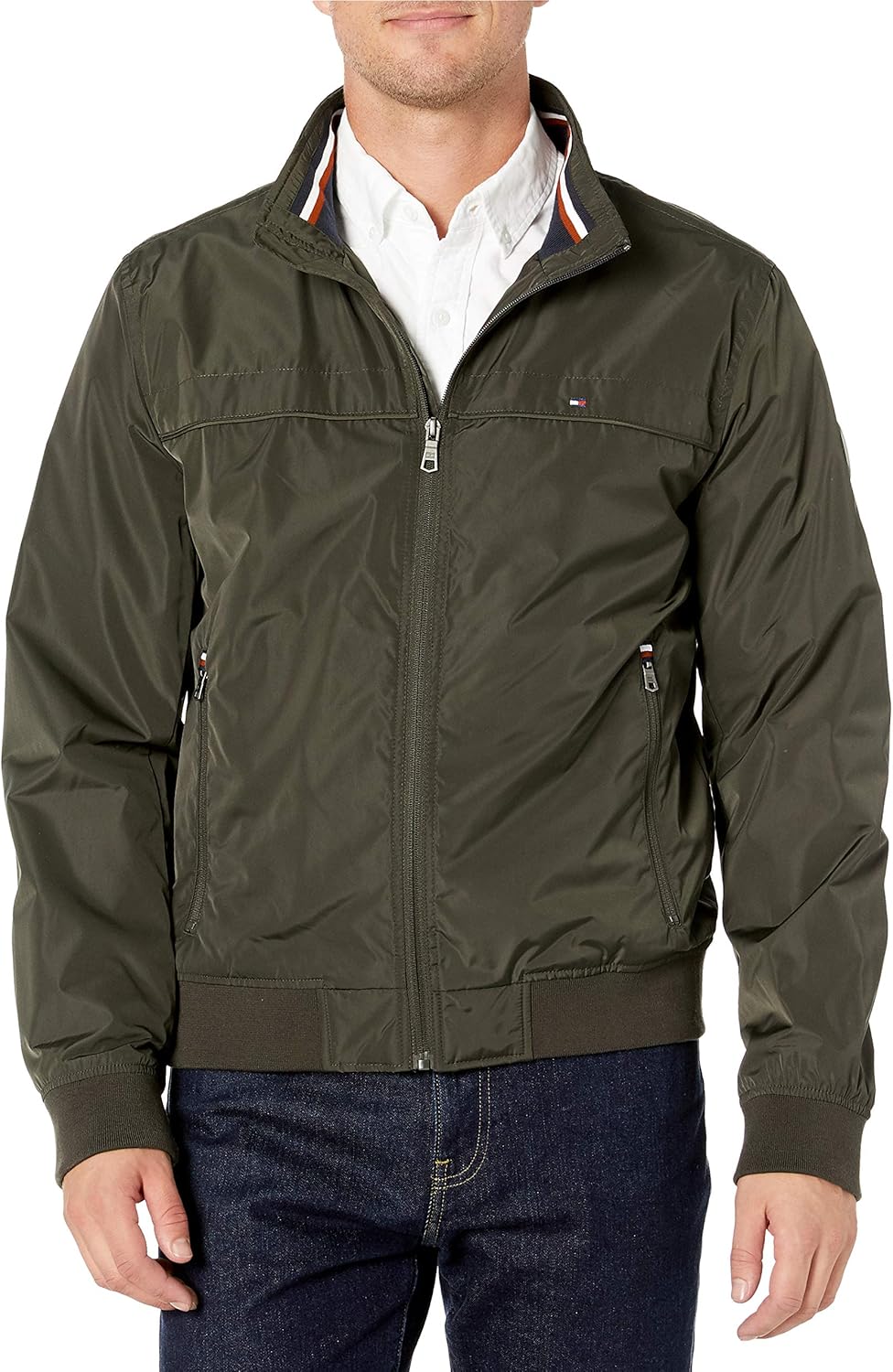Мужская куртка-бомбер Tommy Hilfiger Performance с эффектом памяти, Army Green Unfilled
Мужская куртка-бомбер Tommy Hilfiger Performance с эффектом памяти, Army Green Unfilled