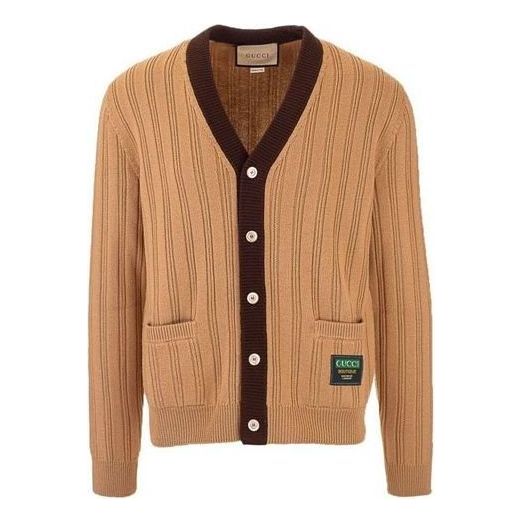Кардиган Gucci Rib Knit Wool Cardigan With Gucci Label 'Camel' 646809-XKBQT-2668, желто-коричневый
Кардиган Gucci Rib Knit Wool Cardigan With Gucci Label 'Camel' 646809-XKBQT-2668, желто-коричневый