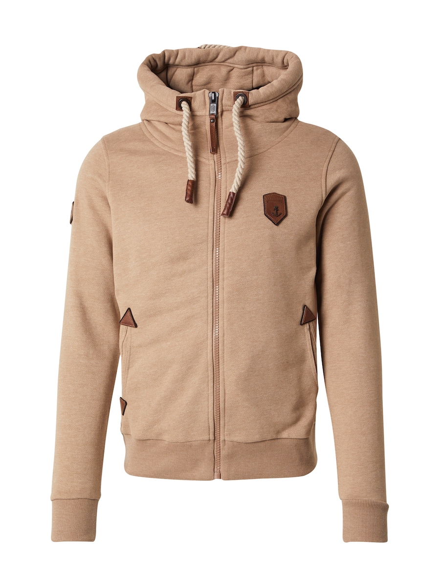 Толстовка с капюшоном на молнии naketano, мокко
Толстовка с капюшоном на молнии naketano, мокко