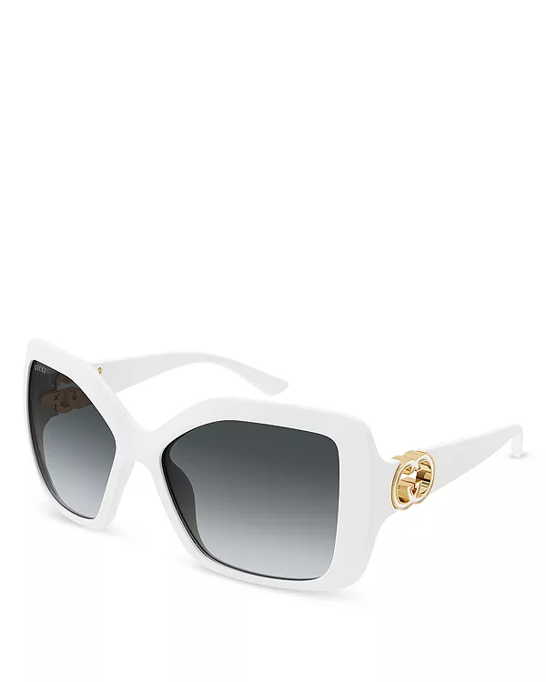 Квадратные солнцезащитные очки, 59 мм Gucci, белый
Квадратные солнцезащитные очки, 59 мм Gucci, белый