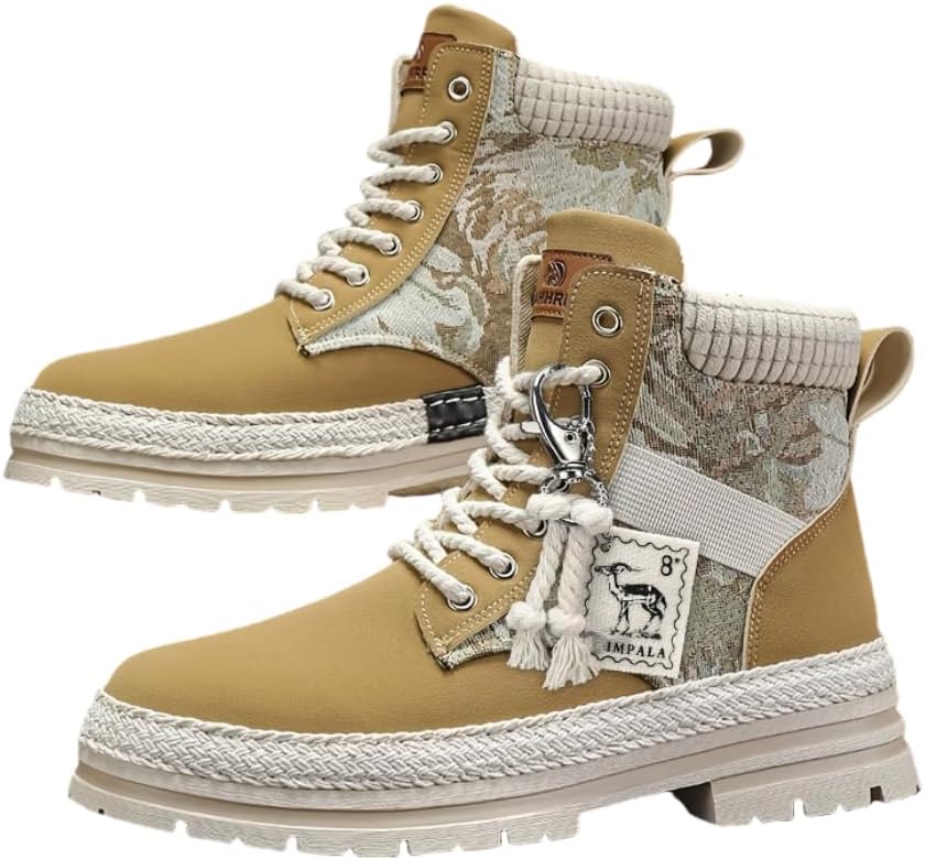 Модные высокие мужские ботинки Hhhchpm из искусственной кожи с шнуровкой для походов и активного отдыха, желтый
Модные высокие мужские ботинки Hhhchpm из искусственной кожи с шнуровкой для походов и активного отдыха, желтый