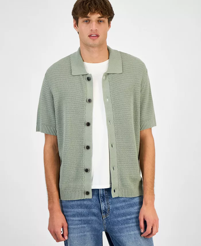 Мужской короткий кардиган Sun + Stone, зеленый
Мужской короткий кардиган Sun + Stone, зеленый